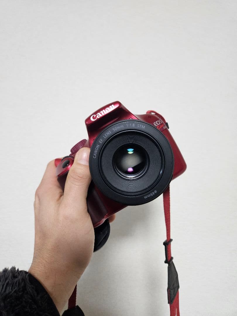 Canon EOS Kiss X50 レッド ef50mm f/1.8stm