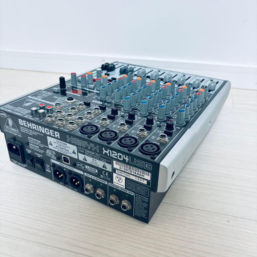 【美品】Behringer XENYX X1204USB アナログミキサー