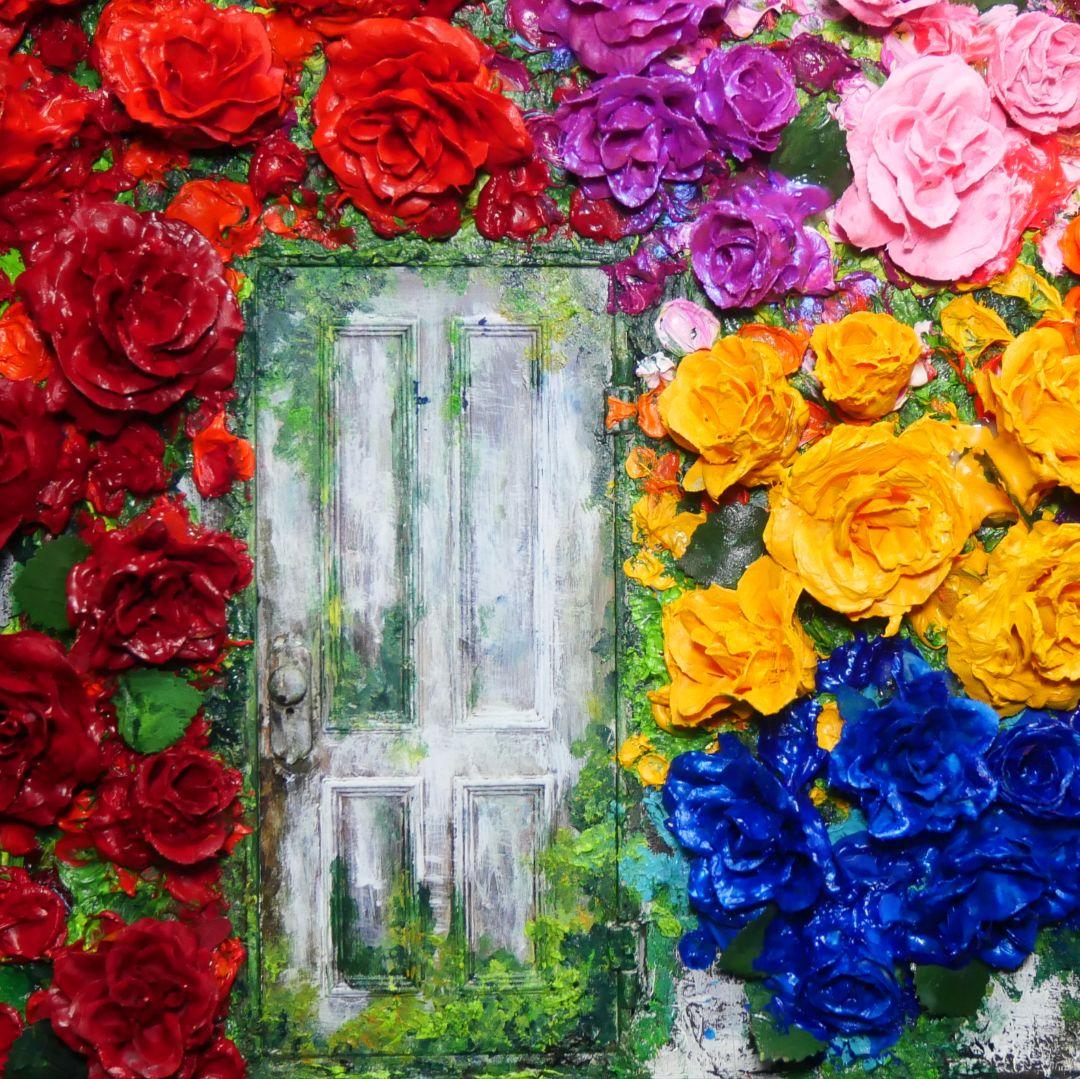 油絵 油彩 油彩画 絵画 絵【扉の先】