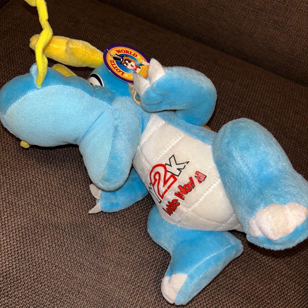 (467) 当時物 ロッテワールド Y2K ドラゴン 龍 竜 ぬいぐるみ