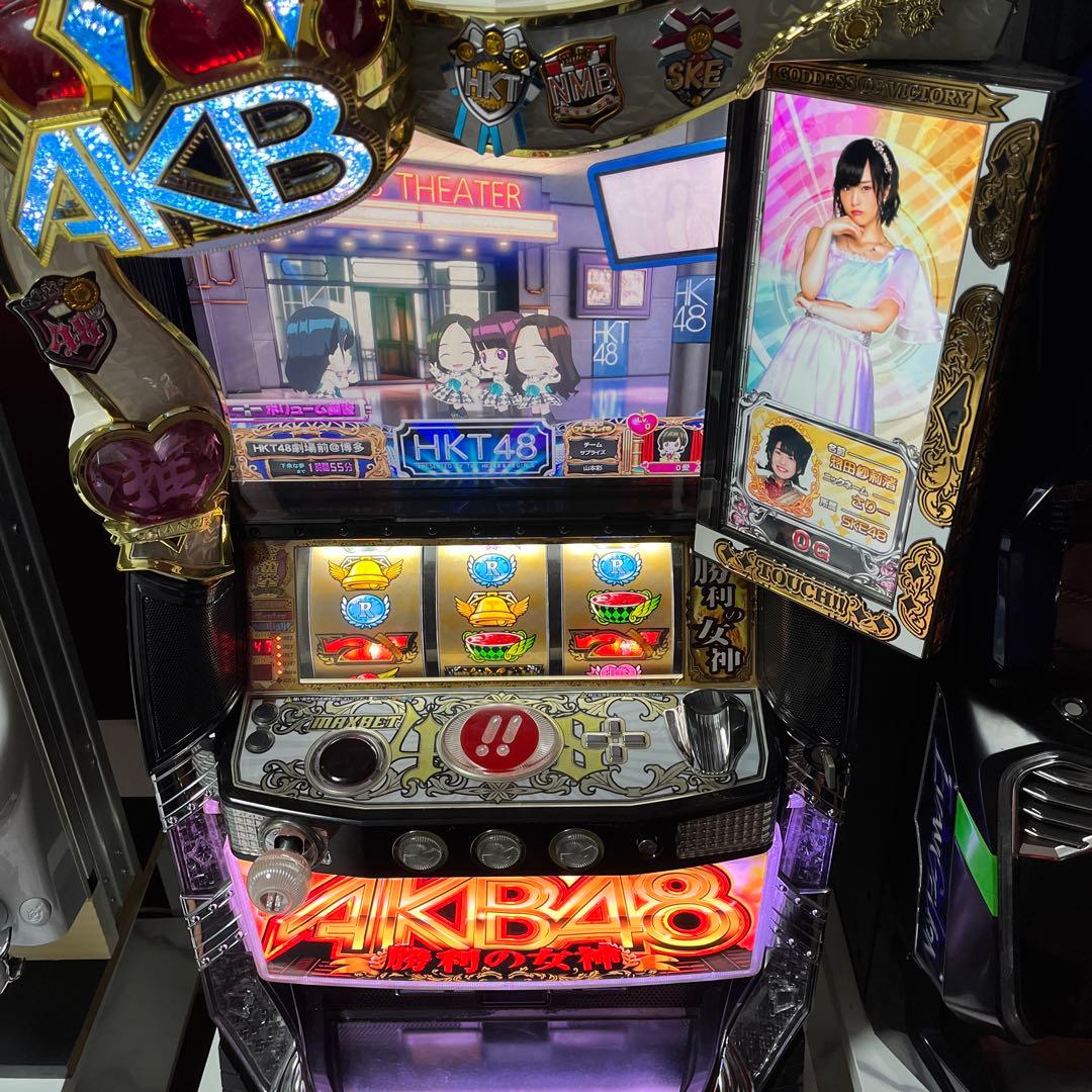 送料込み パチスロ 実機 AKB48勝利の女神　不要機付き