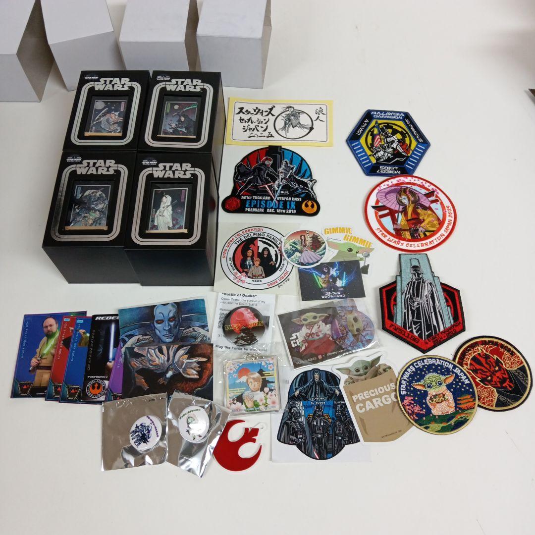 スター・ウォーズ　セレブレーション2025 限定アートピンバッジ4個他　グッズ