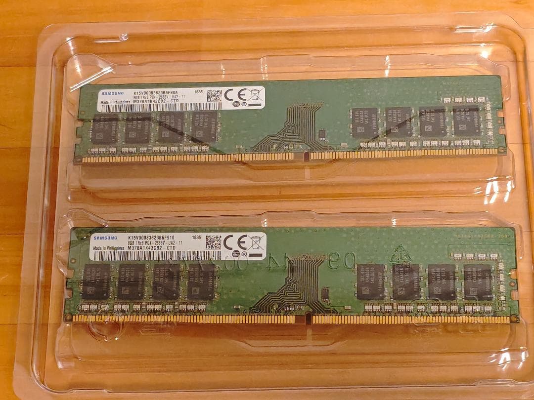 メモリー Samsung 16GB (2x8GB) DDR4