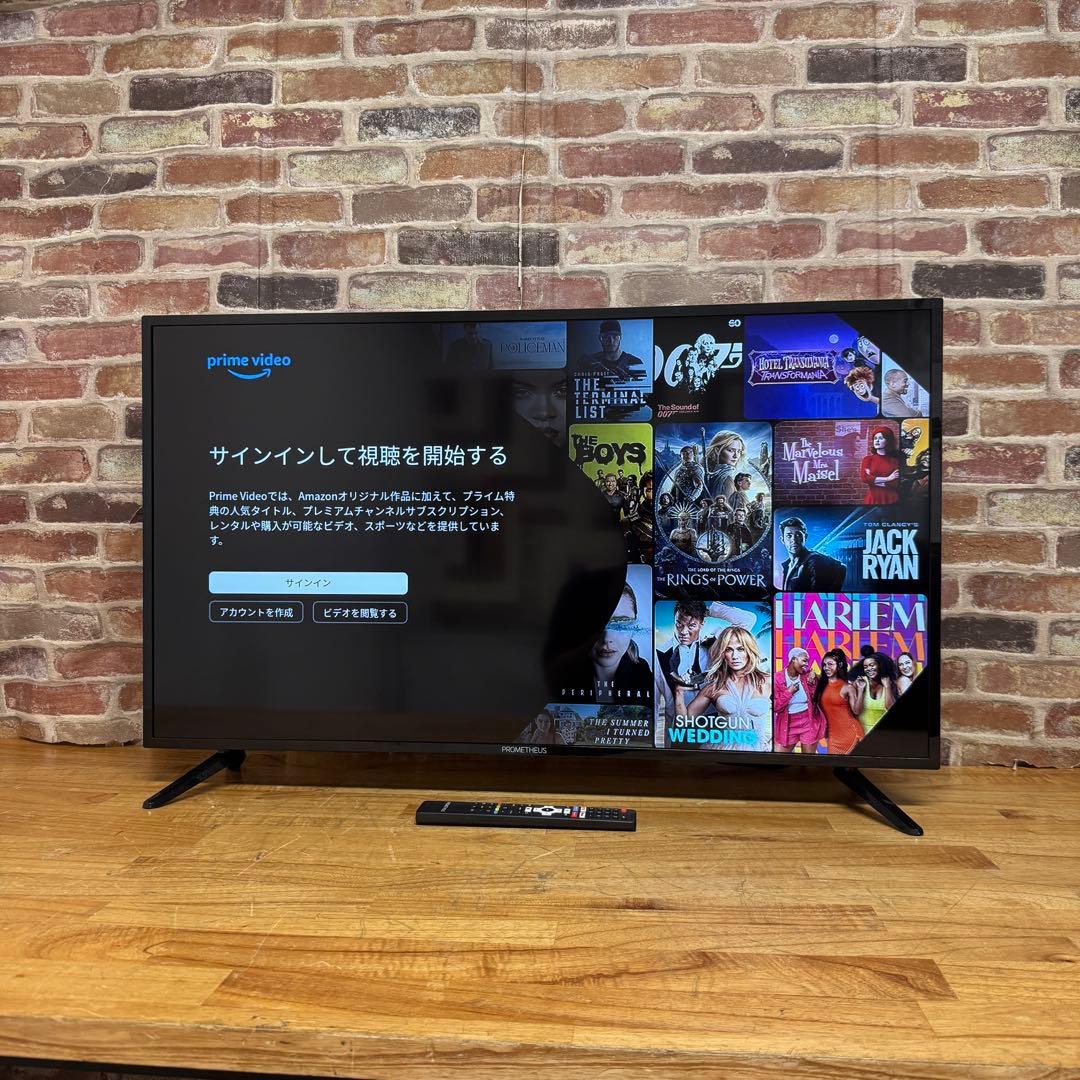 2023年製！42インチ チューナーレス スマート 液晶テレビ 動画配信アプリ○