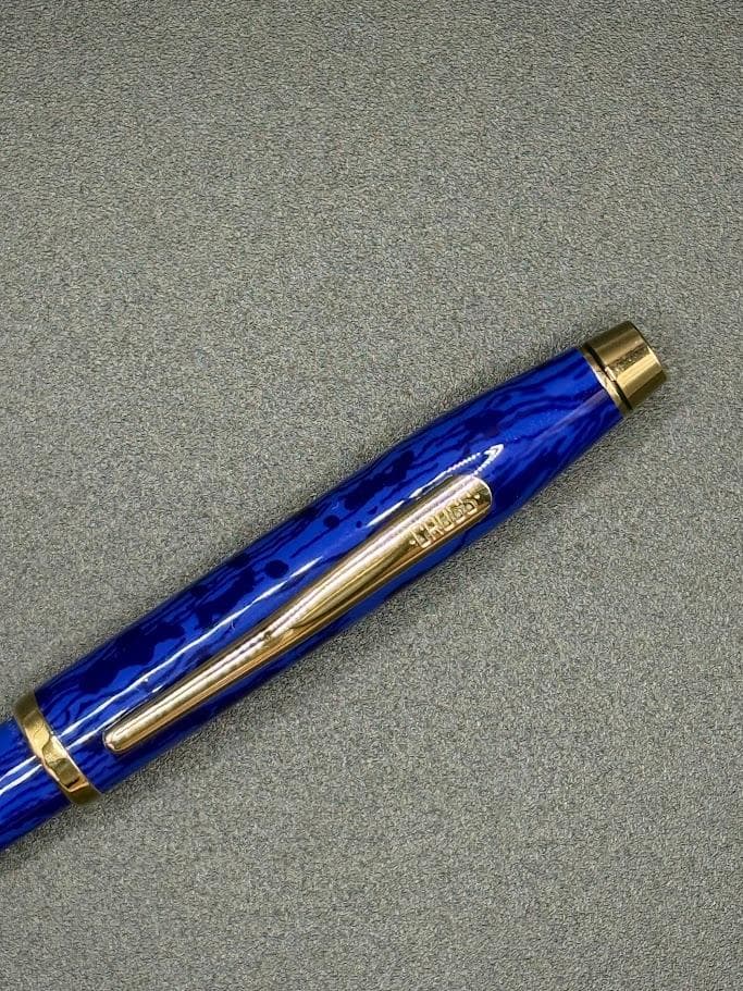 CROSS クラシックセンチュリー ボールペン ブルーマーブル 1990年代