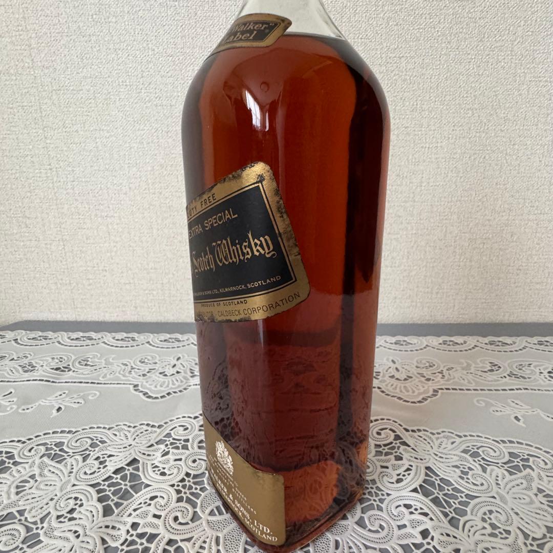 古酒1970年代【1000ml 】ジョニーウォーカーBLACK LABEL白紋章