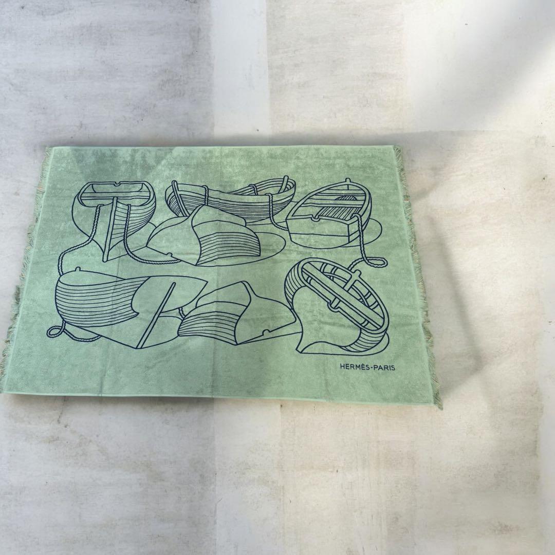 HERMES-PARIS ボートデザイン バスタオル　2025
