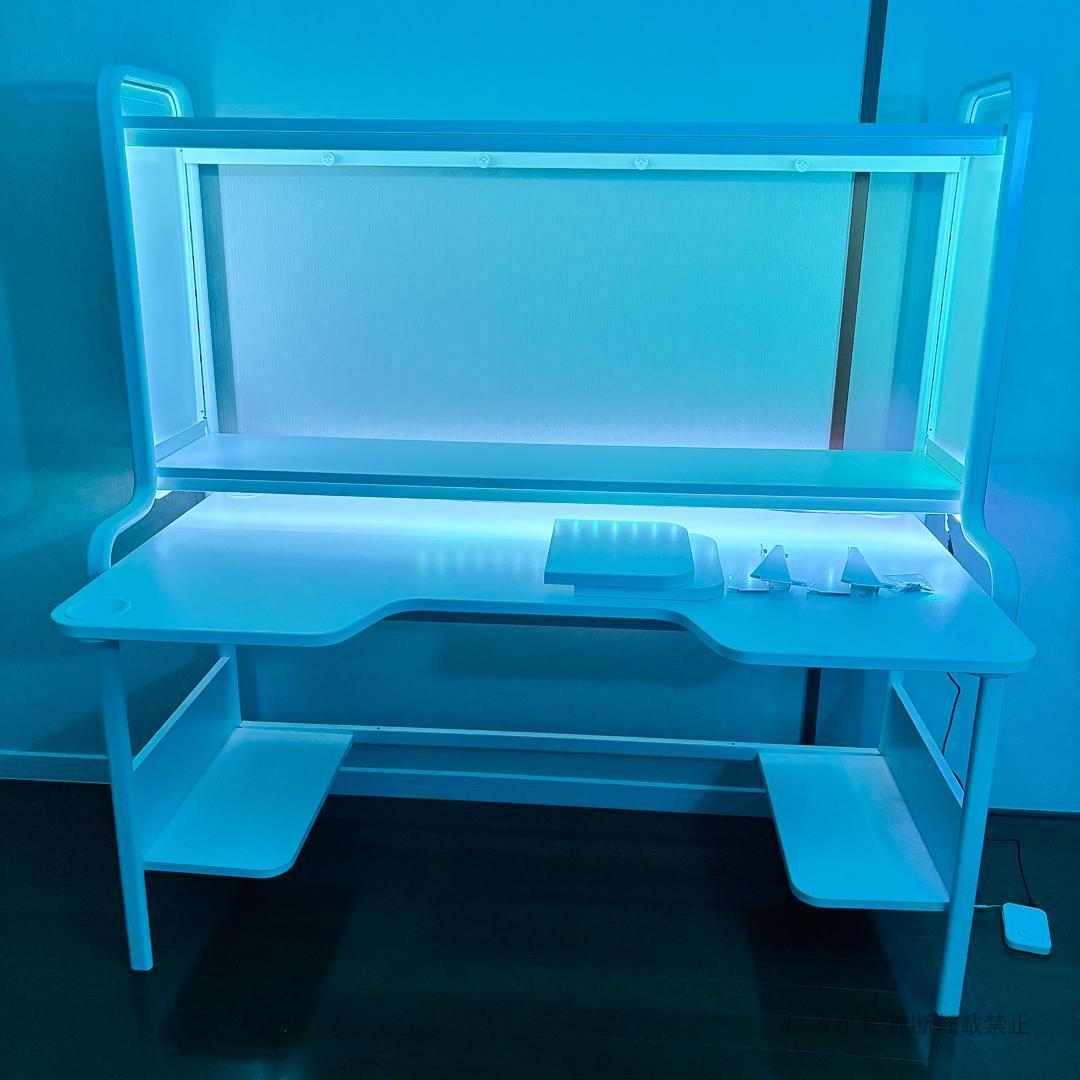 【IKEA イケア】ゲーミングデスク FREDDE フレッデ ホワイト