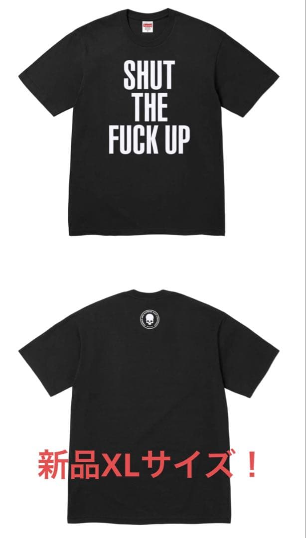 新品XL！Supreme×ナンバーナインShut The Fuck UpTシャツ