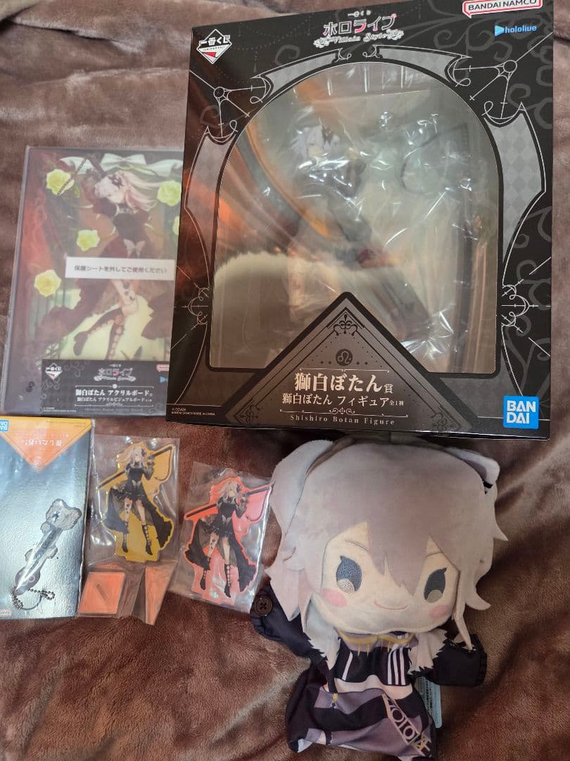 一番くじ　 ホロライブ　獅白ぼたん フィギュアセット