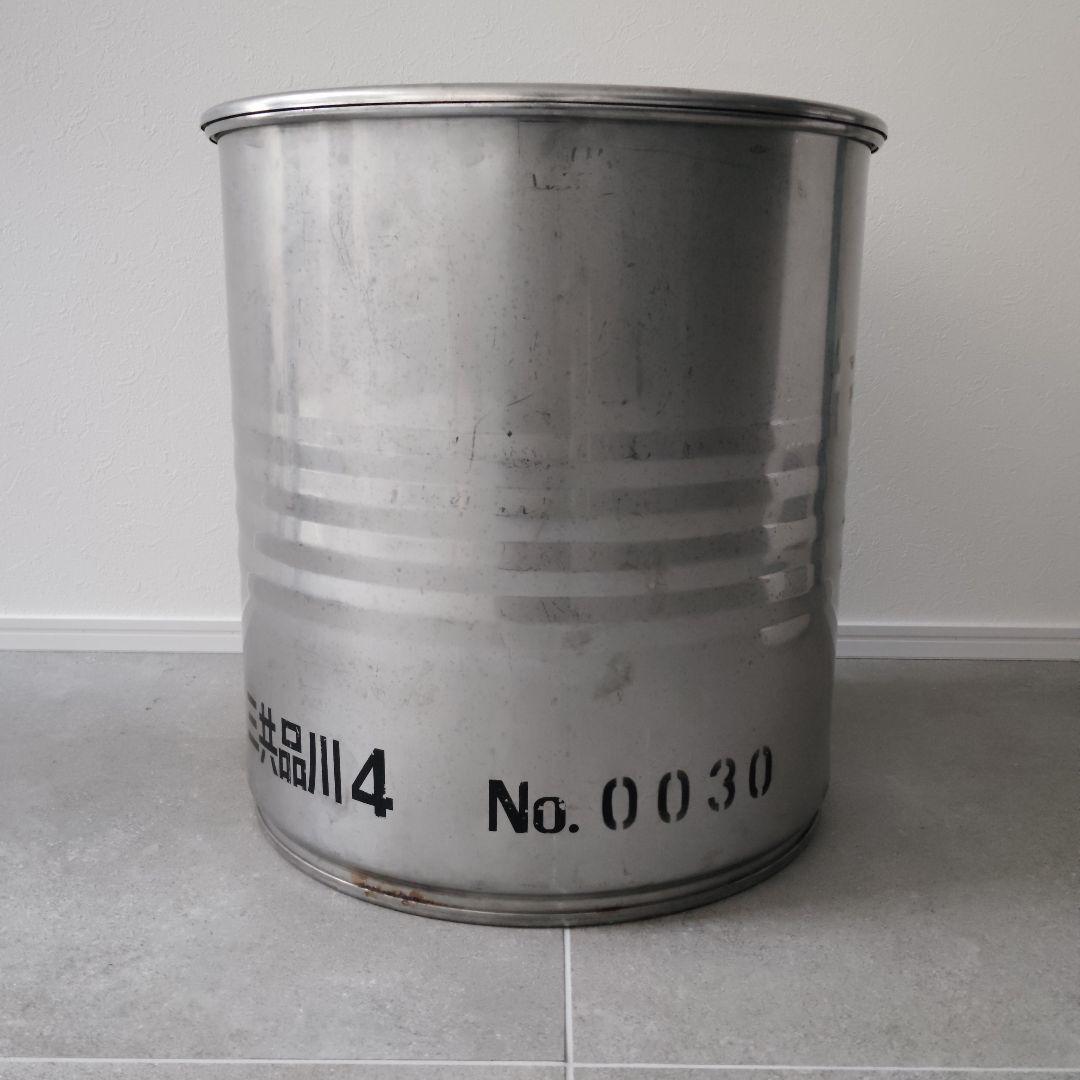 工業系インダストリアル　スチールオープン型ドラム缶　φ41cm×H43.5cm