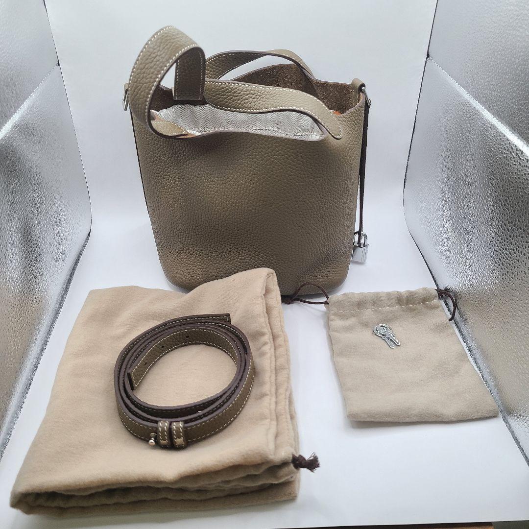 ★プレミアム キューブ バッグ S★本革★レディース★ハンドバッグ★ピコタン