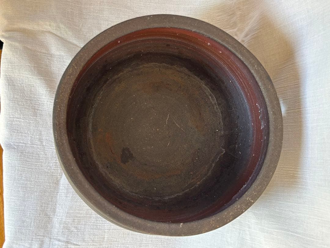 備前焼　透かし壺