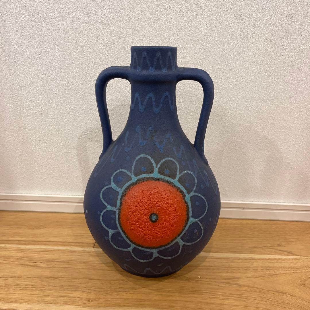 旧西ドイツ、ビンテージ花瓶　おしゃれ花瓶　WEST GERMANY
