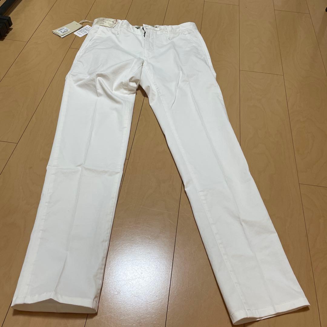 INCOTEX インコテックス　ホワイト チノパン 31