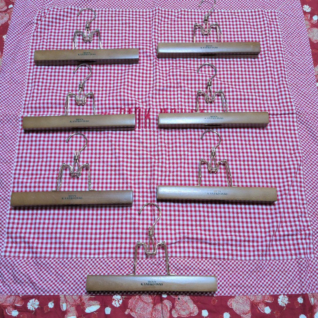【新品未使用】非売品　メンズカネコイサオ　クリップハンガー7点セット