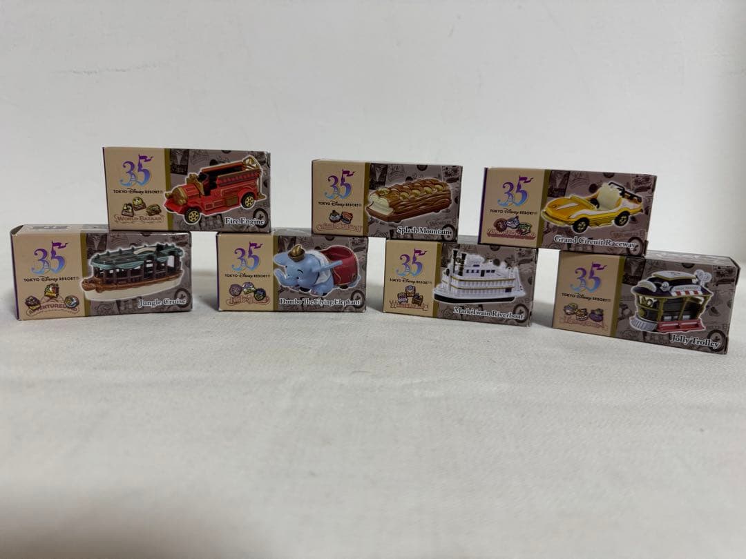 新品　トミカ　東京ディズニーランド　35周年 　7台セット 希少　廃盤　コンプ
