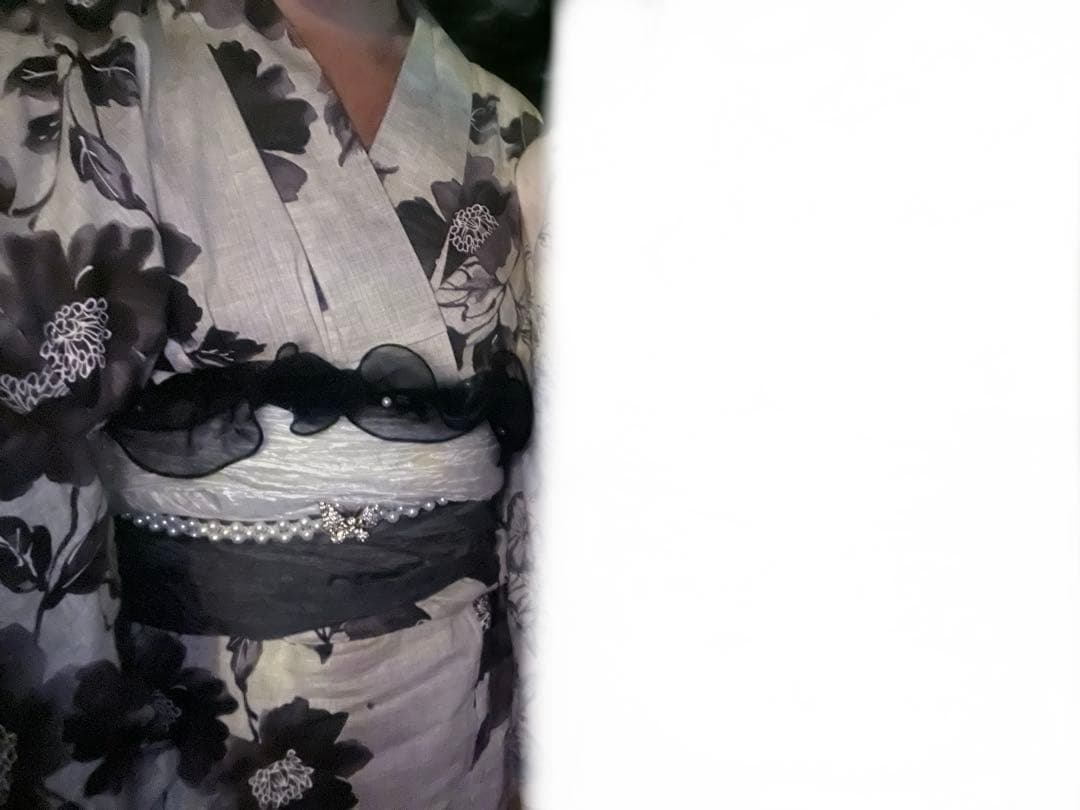 Dita【京の水墨画】 浴衣、兵児帯、腰紐、下駄、小物、髪飾りセット