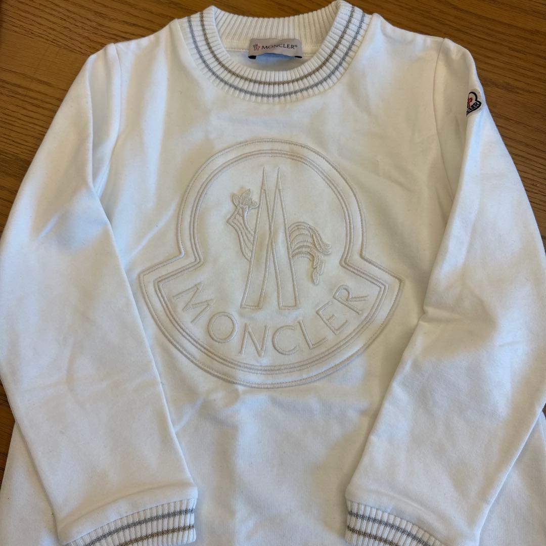 MONCLER ホワイト トレーナー