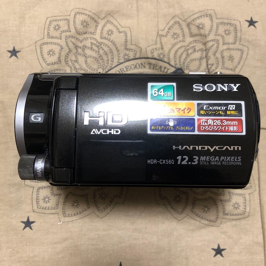 美品 SONY HDR-CX560V ナイトショット GPS搭載 ビデオカメラ