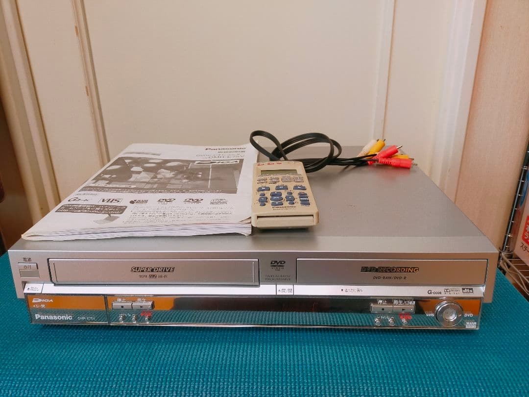 動作確認済み Panasonic DVDビデオレコーダー DMR-E75V
