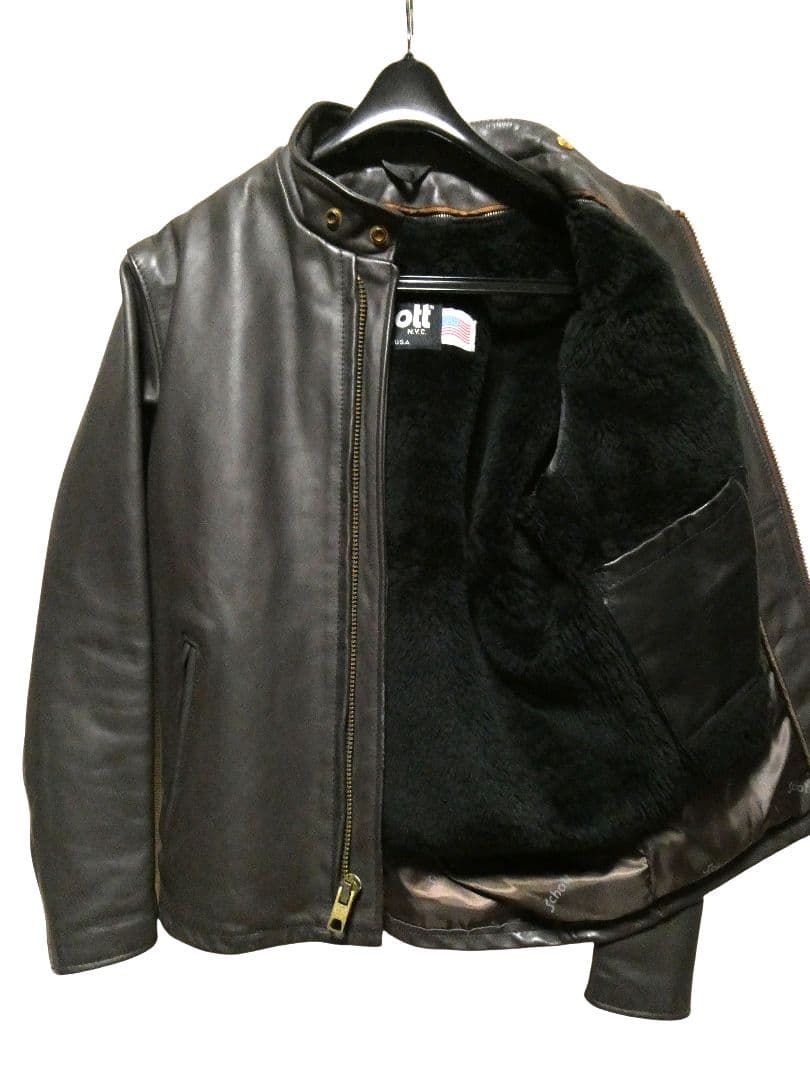 激レアカラー！ダークブラウン！極上美品＆ボアライナー付き完品！ショット641