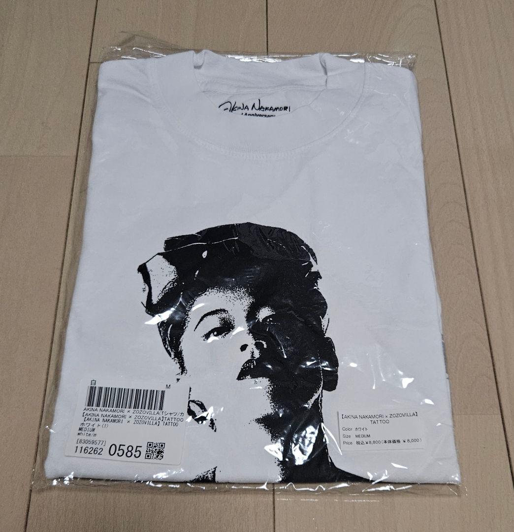AKINA NAKAMORI×ZOZOVILLA TATTOO White M