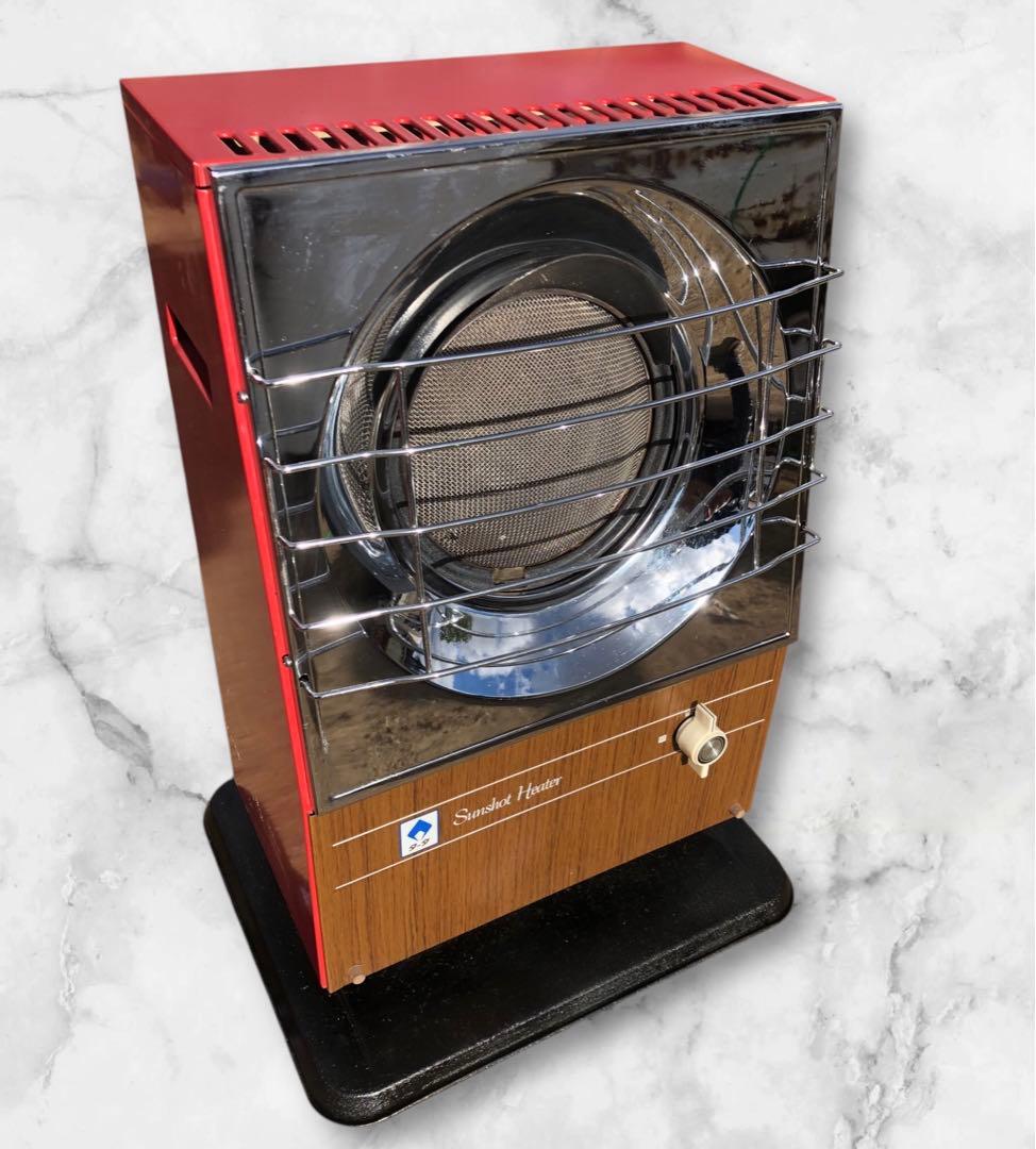 昭和レトロ　当時物　ターダ Sunshine Heater LPG ガスストーブ