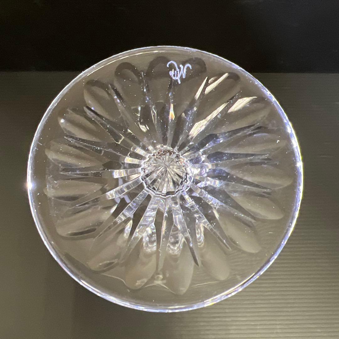 マイセン　クリスタル　シャンパングラス　高さ22.2㎝　東Y7-1128☆1F