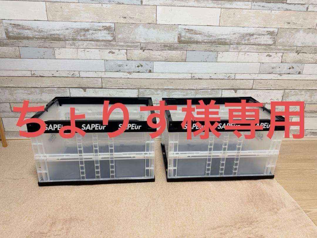 SAPEur サプール　公式衣装ケースコンテナ 超希少 ちょりす