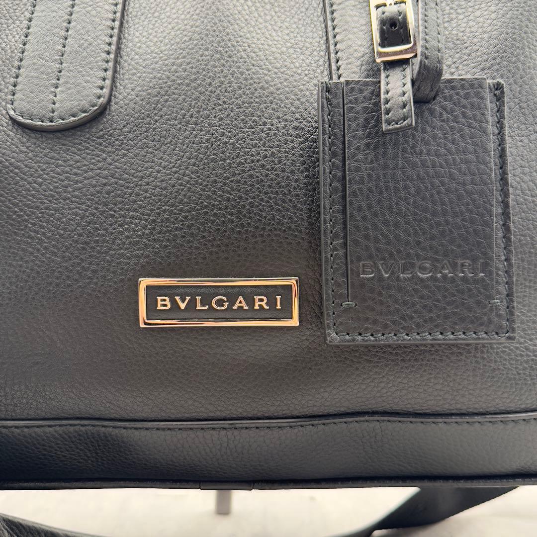 極美品✨ BVLGARI ブルガリ アーバン2way ビジネスバッグ 本革 黒