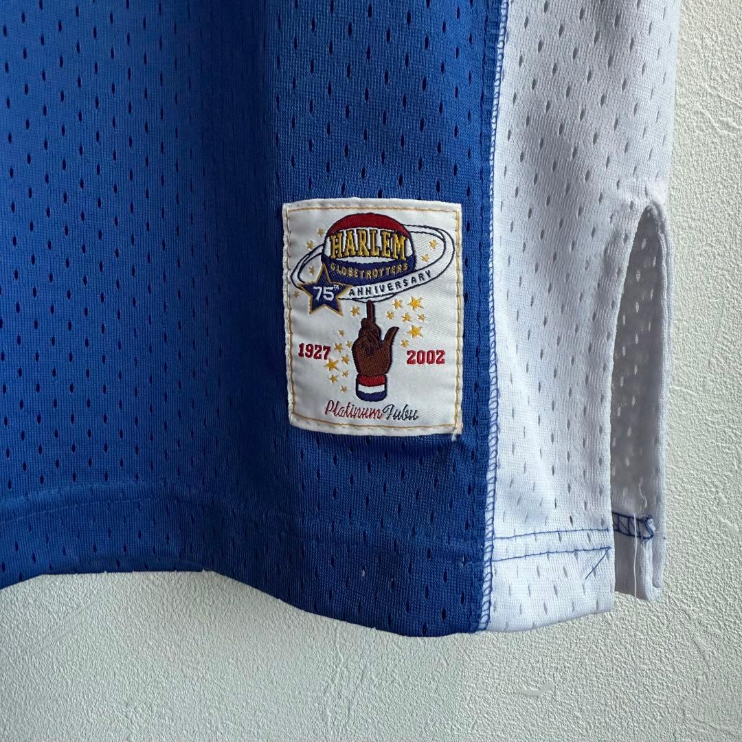 プラチナムフブ ハーレムグローブトロッターズ バスケ ゲームシャツ 00s