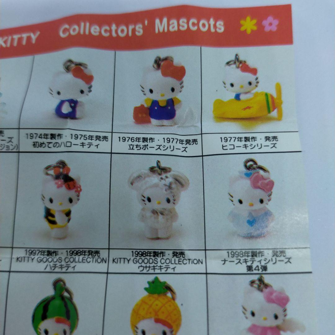 未使用 キティ コレクターズマスコット うさぎキティ　缶リーフレットなし