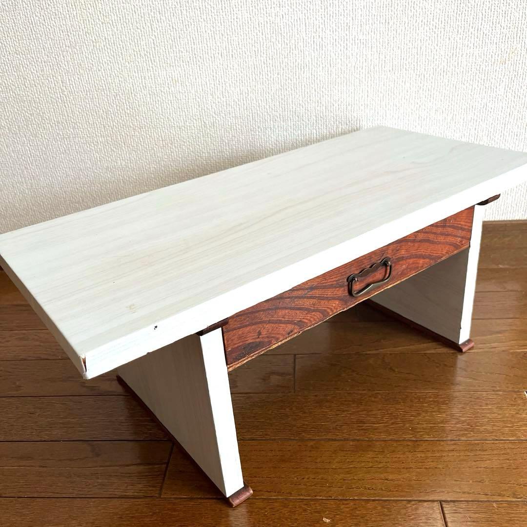 【一点物】ヴィンテージ アンティーク 机 大正 昭和レトロ品 小型机 ミニ座机