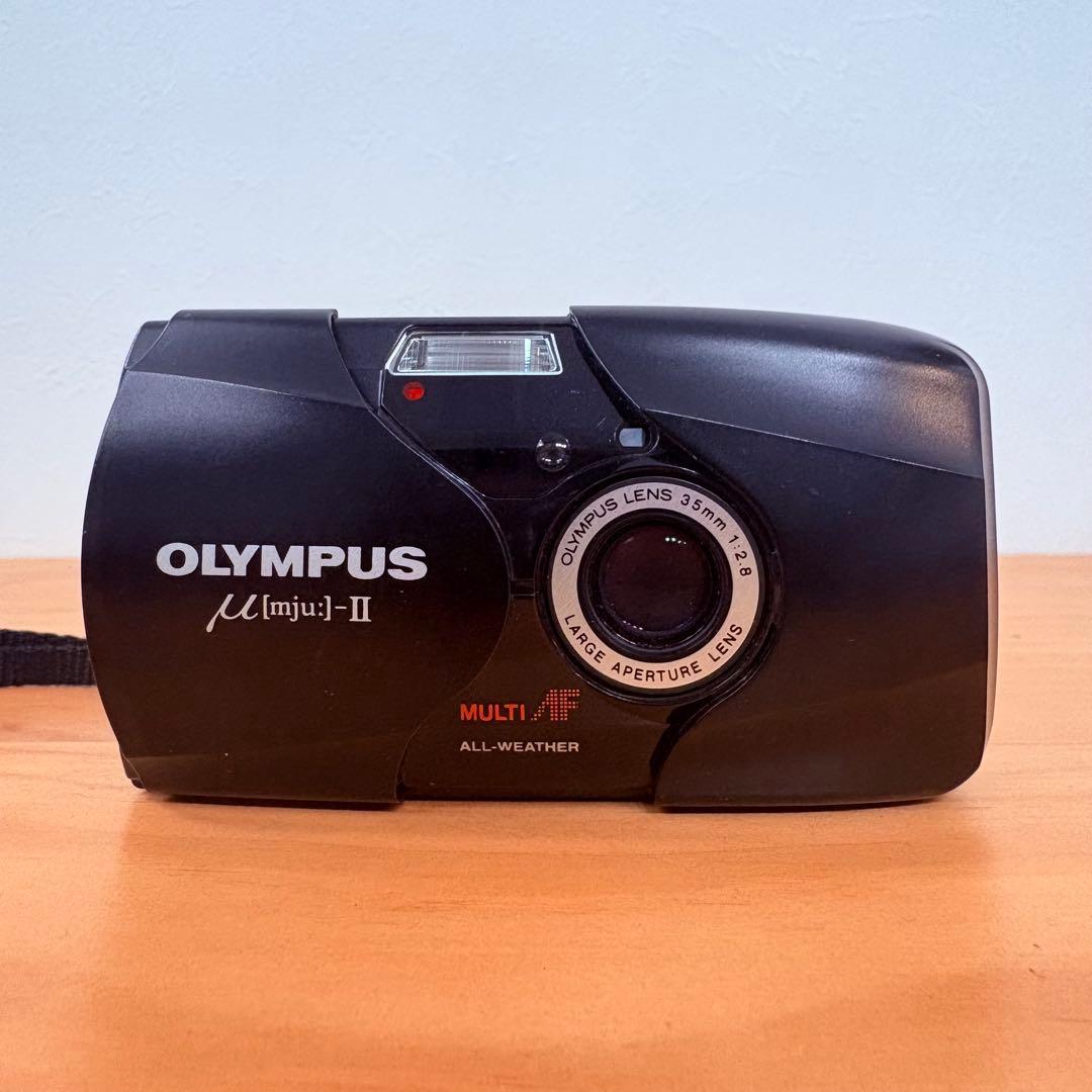 OLYMPUS μ-II 35mm f2.8 フィルムカメラ ※送料無料