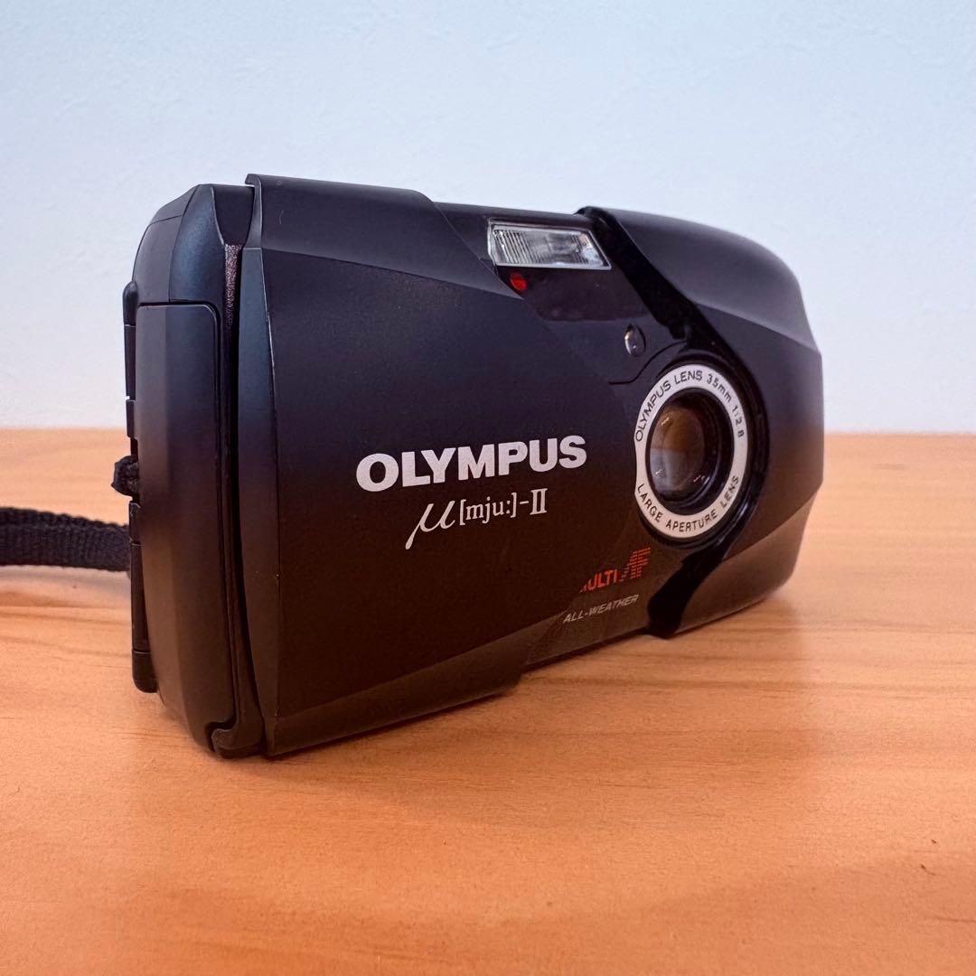 OLYMPUS μ-II 35mm f2.8 フィルムカメラ ※送料無料