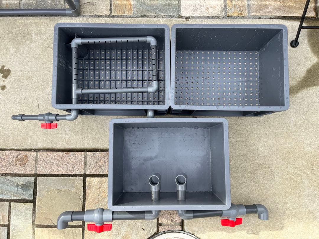 【1点限り訳あり特価】 お任せ高性能濾過材2段付き2種以上 外部式飼育濾過装置器