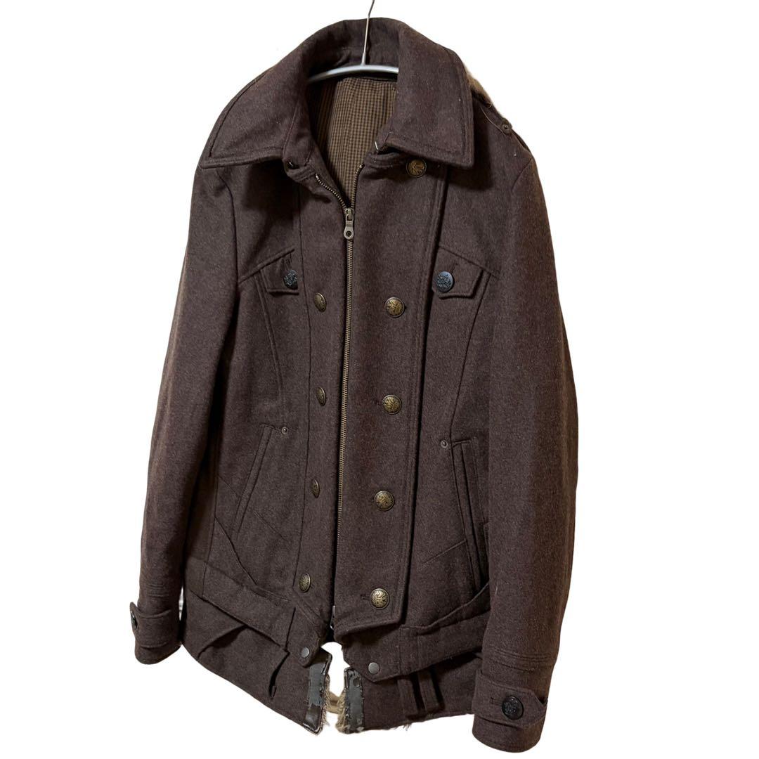 N-618 PPFM ピーピーエフエム　ナポレオンジャケット　M ブラウン