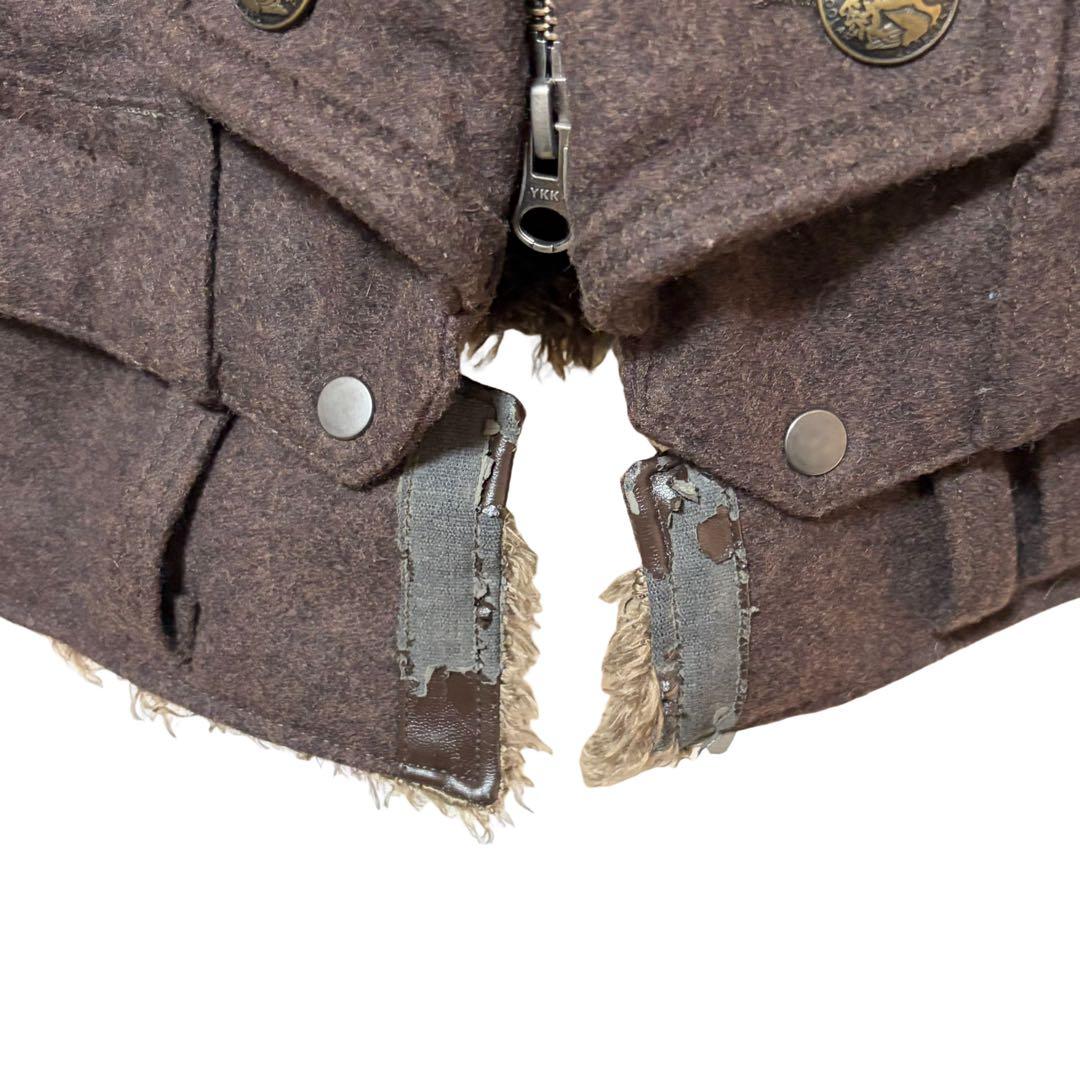 N-618 PPFM ピーピーエフエム　ナポレオンジャケット　M ブラウン