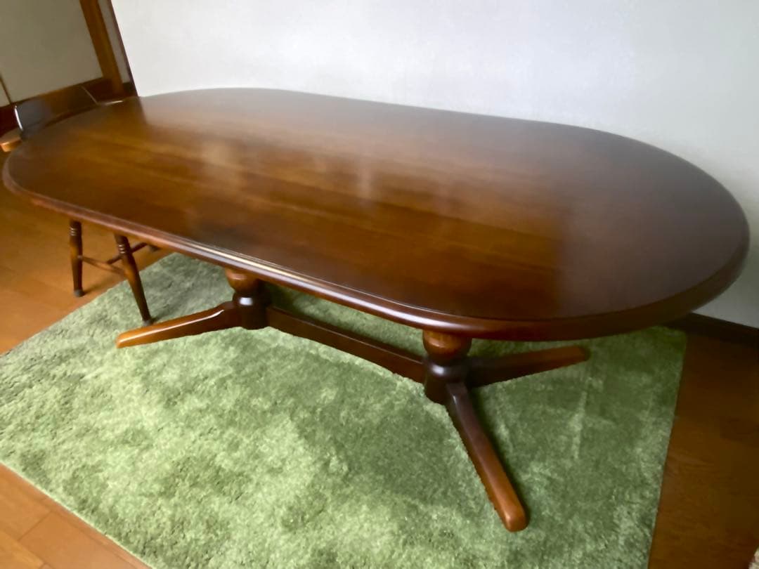 双子の父【送料込】飛騨産業・天然木ダイニングテーブル6人用