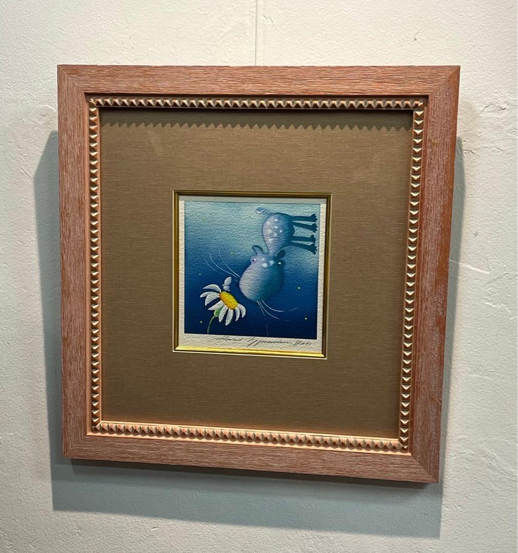 ヴィーヴィ・ ケンパイネン　「はじめまして 」 水彩画