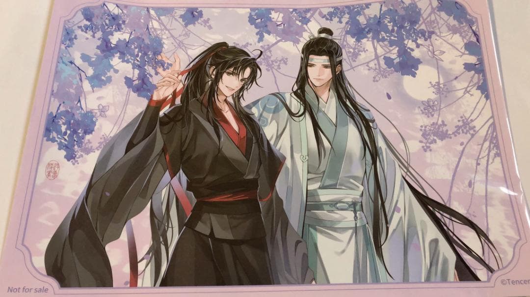 魔道祖師　カフェ　魏無羨　藍忘機　特典　ランチョンマット　全種コンプ　ポスター