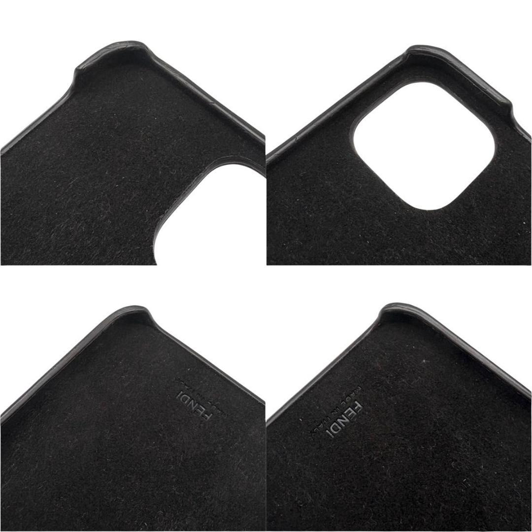 FENDI フェンディ iPhoneケース レザー　リング　カードスロット付き