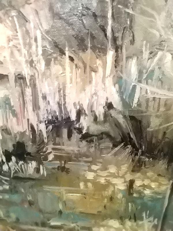 フランス油絵15号 トラバース・プーラン　ヤマト160サイズ　サイン入り原画油絵