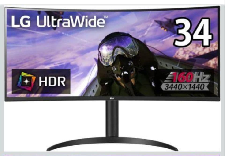 LG ゲーミング モニター UltraGear 34WP65C-B 34インチ