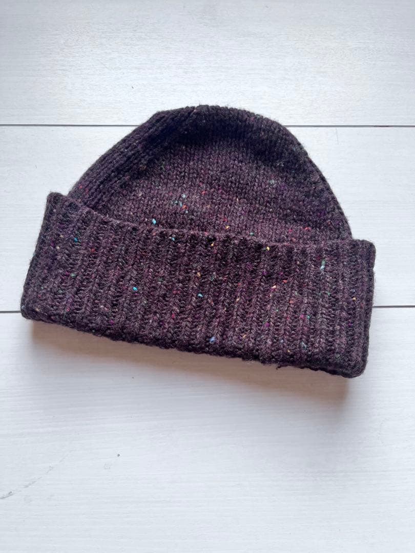 マルジェラ　ニットキャップ/ニット帽　ダークブラウン