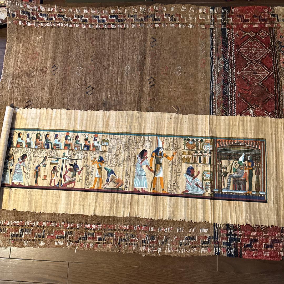 エジプトパピルス画　死者の書