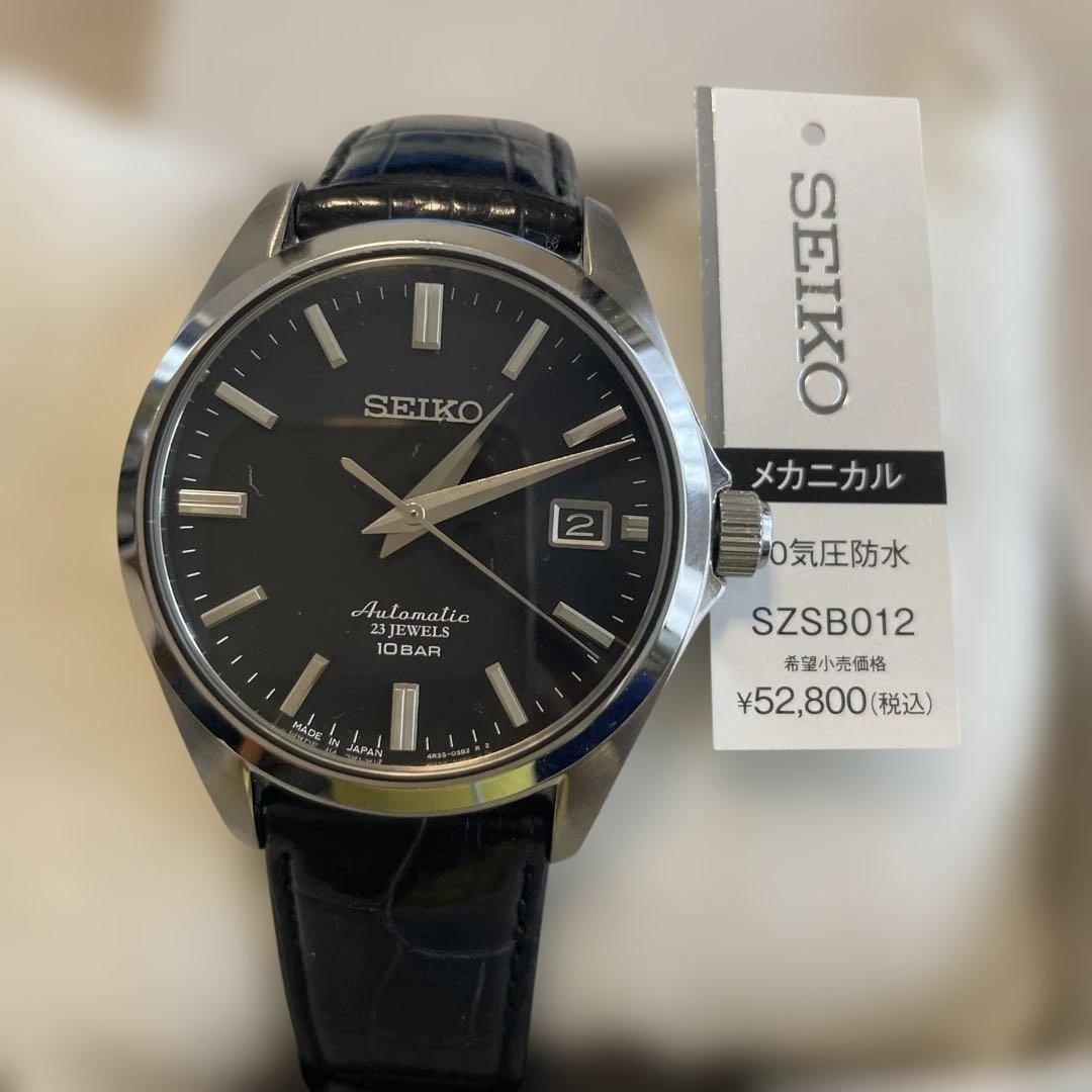 美品　SEIKO 自動巻き腕時計 SZSD012 10気圧防水