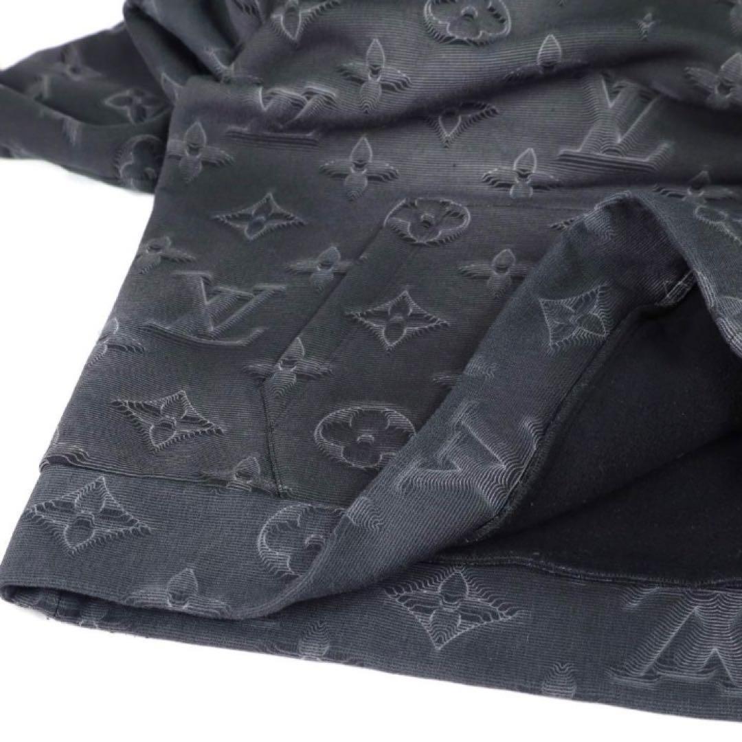 ふるやん‼️ ルイヴィトン立体3Dモノグラムプルオーバーパーカー スウェット