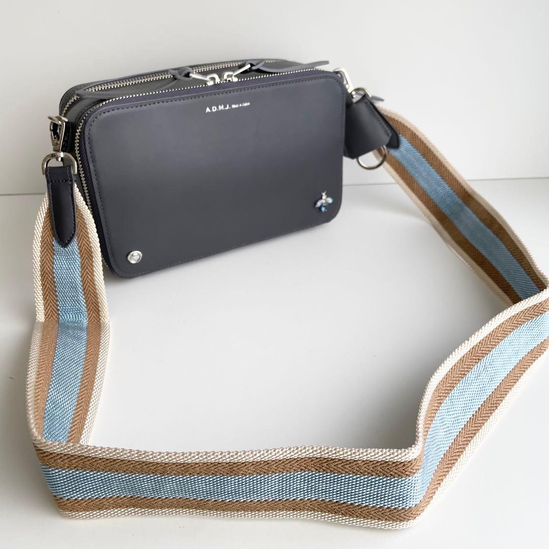 ADMJ ザ・ビー スクエアショルダー レザー スワロフスキー 新品 完売品
